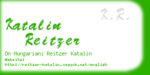 katalin reitzer business card